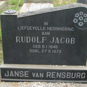 RENSBURG Rudolf Jacob, Janse van 1946-1973