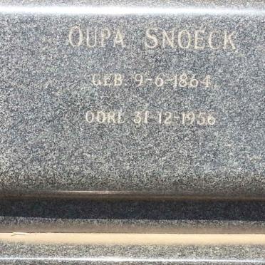 SNOECK 1864-1956
