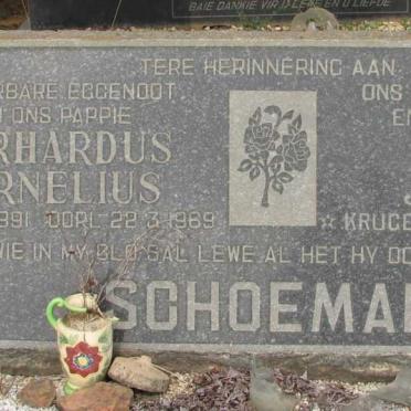 SCHOEMAN Gerhardus Cornelius 1891-1969 &amp; Cecilia Johanna KRUGER 1901-1983