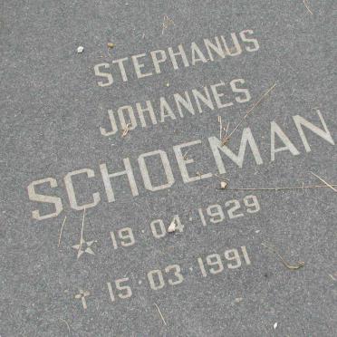 SCHOEMAN Stephanus Johannes 1929-1991
