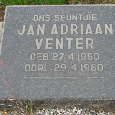 VENTER Jan Adriaan 1960-1960