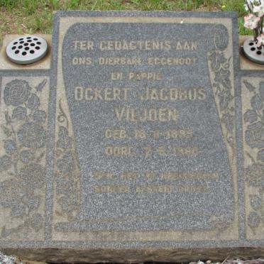 VILJOEN Ockert Jacobus 1895-196? &amp; Maria Magdalena 1904-1986