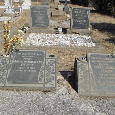 VILJOEN Ockert Jacobus 1895-196? &amp; Maria Magdalena 1904-1986