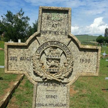 Memorial in memory of Gordon Highlanders 2nd Battalion