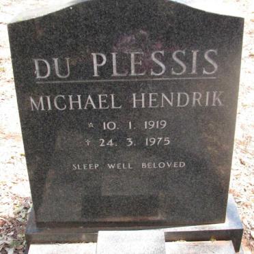PLESSIS Michael Hendrik, du 1919-1975