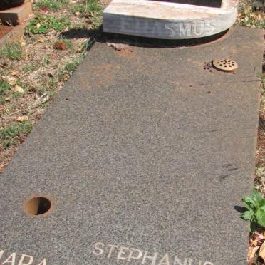 ERASMUS Stephanus Abraham 1921-1997 &amp; Mara 1927-1993