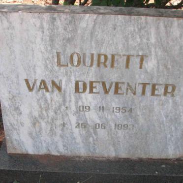 DEVENTER Lourett, van 1954-1993