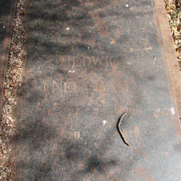 BURGER Hedwig nee BAM 1900-1979