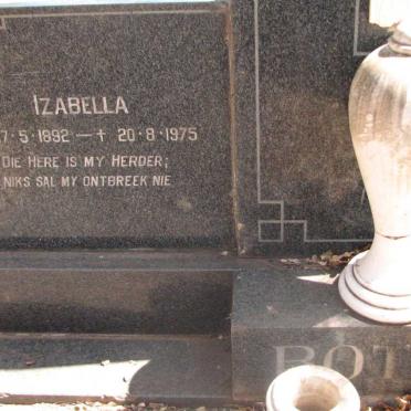 BOTHA Johannes Lodewikus 1892-1975 &amp; Izabella 1892-1975
