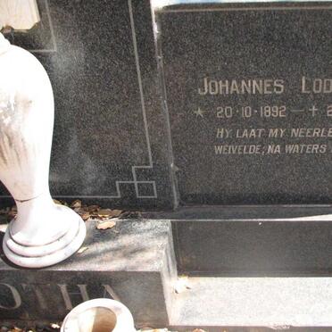 BOTHA Johannes Lodewikus 1892-1975