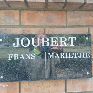 JOUBERT Frans & Marietjie 