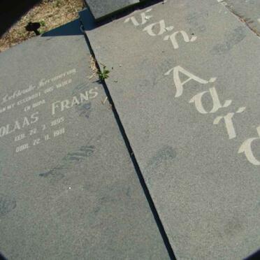 AARDT Nicolaas Frans, van 1895-1981 &amp; Hendrina Sophia 1908-1985