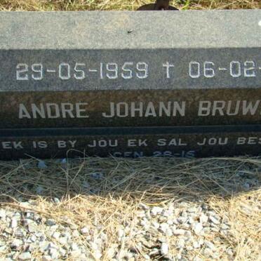 BRUWER Andre Johan 1959-1999