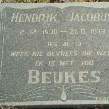 BEUKES Hendrik Jacobus 1900-1979