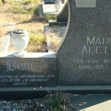 BAM Maria Aletta nee VAN ZYL 1914-1973