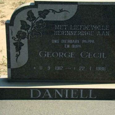 DANIELL George Cecil 1912-1988