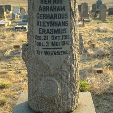 ERASMUS Abraham Gerhardus Kleynhans 1916-1947