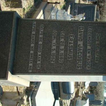 ERASMUS David Jacobus 1880-1952