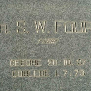FOURIE S.W. 1937-1973