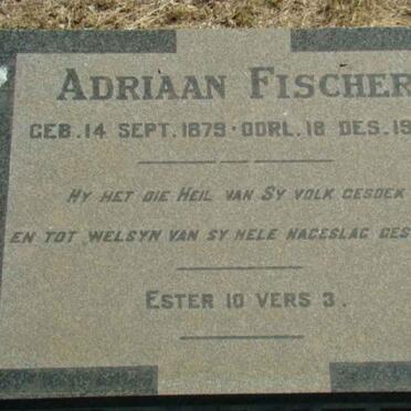 FISCHER Adriaan 1879-1958
