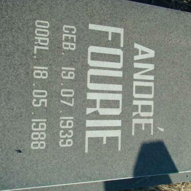FOURIE Andre 1939-1988