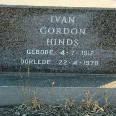 HINDS Ivan Gordon 1912-1978