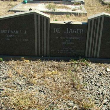 JAGER Christiaan L.J., de &amp; Maria M. MEYER