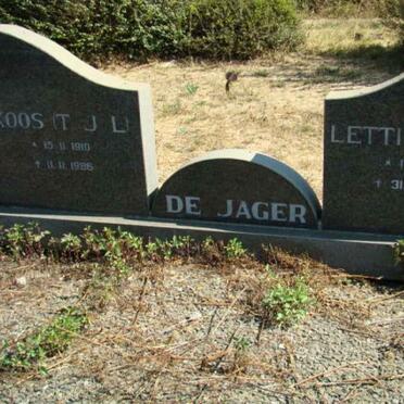 JAGER T.J.S., de 1910-1986 &amp; A.S.E. 1916-1994
