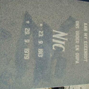 JOUBERT Nic 1913-1979