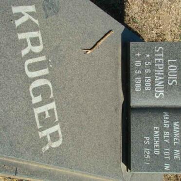 KRUGER Louis Stephanus 1908-1988