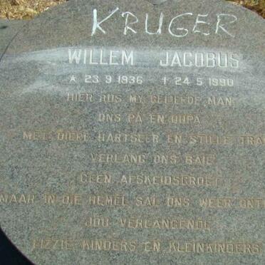 KRUGER Willem Jacobus 1936-1990