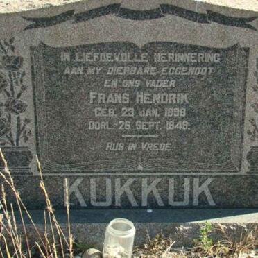 KUKKUK Frans Hendrik 1898-1949