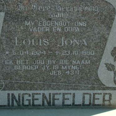 LINGENFELDER Louis Jona 1924-1990