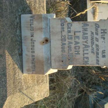 LEACH Anaby Allen 1934-1934