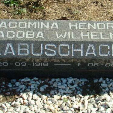 LABUSCHAGNE Jacomina Hendrina Jacoba Wilhelmina 1916-1998