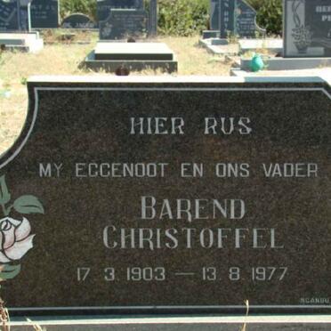 LABUSCHAGNE Barend Christoffel 1903-1977