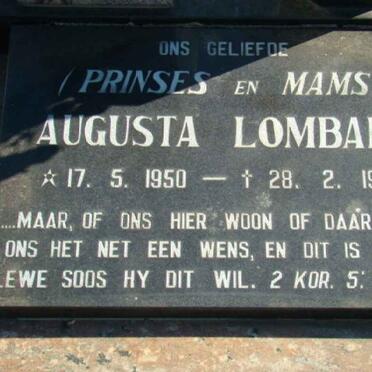 LOMBARD Augusta 1950-1997