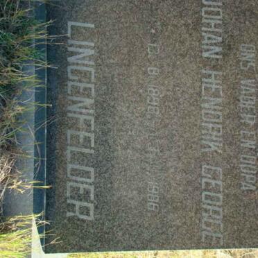 LINGENFELDER Johan Hendrik George 1898-1986