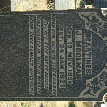 MOOLMAN Martines J. 1851-1927