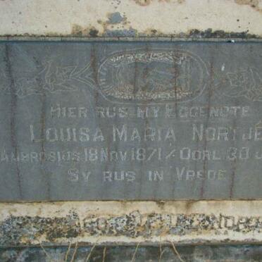 NORTJE Louisa Maria 1871-1930
