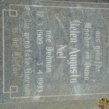 NEL Helen Augusta nee DEDNAM 1909-1993