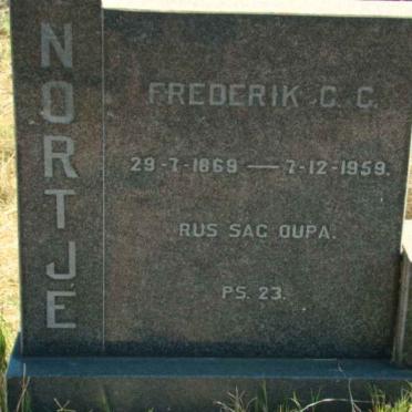 NORTJE Frederik C.C. 1869-1959