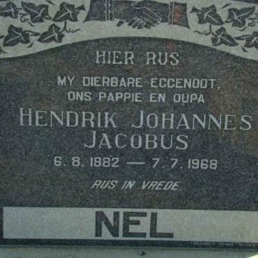 NEL Hendrik Johannes Jacobus 1882-1968