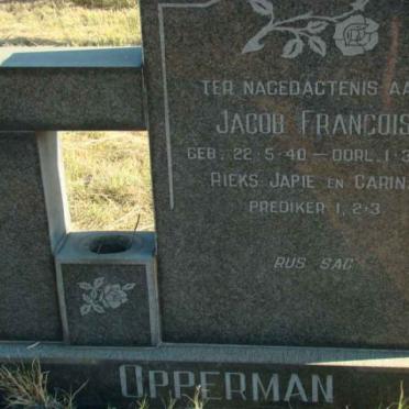 OPPERMAN Jacob Francois 1940-1976