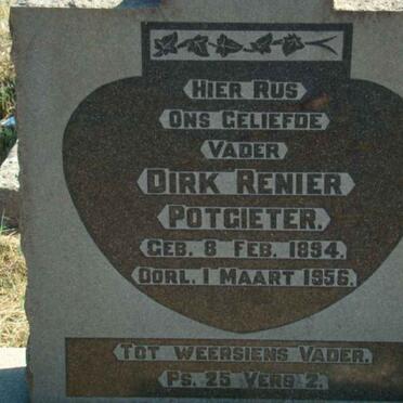 POTGIETER Dirk Renier 1894-1956