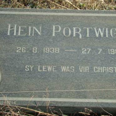 PORTWIG Hein 1938-1981