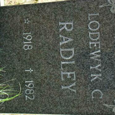 RADLEY Lodewyk C. 1918-1982