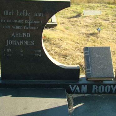ROOYEN Arend Johannes, van 1906-1974