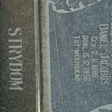 STRYDOM Daniel Jacobus 1886-1956