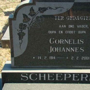 SCHEEPERS Cornelis Johannes 1914-2001